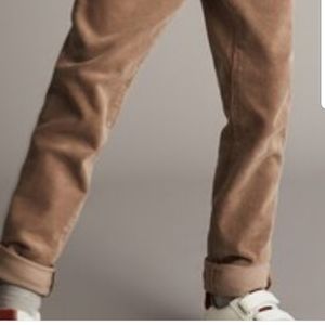 Massimo Dutti skinny corduroy orange size 11/12 unisex